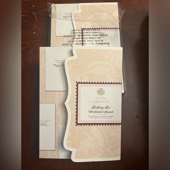 Anna Griffin birthday box sentimental inserts - Picture 3 of 3